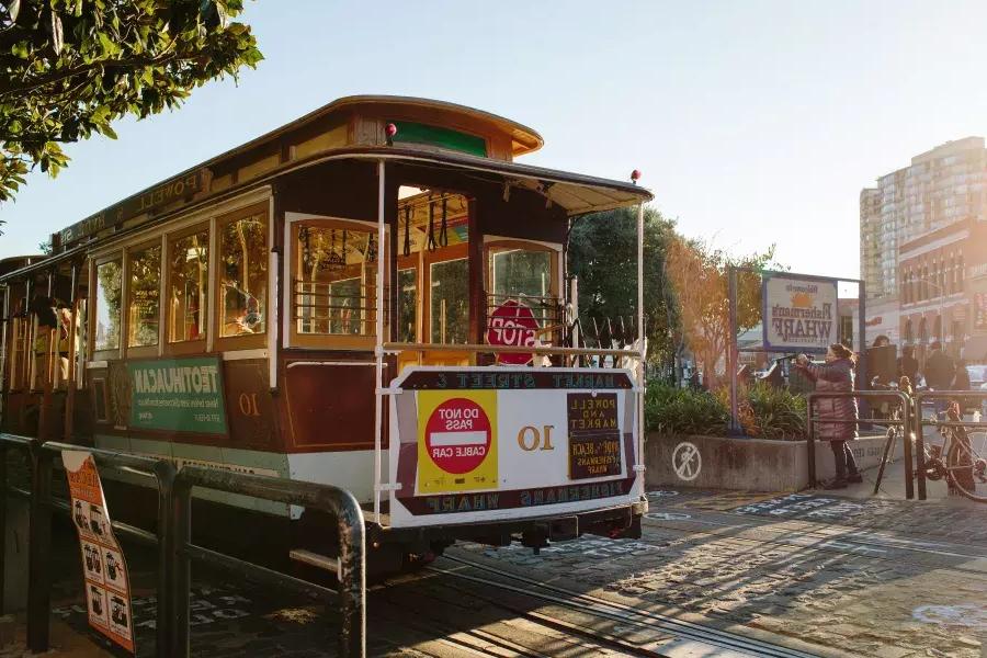 Seilbahn am Fisherman's Wharf